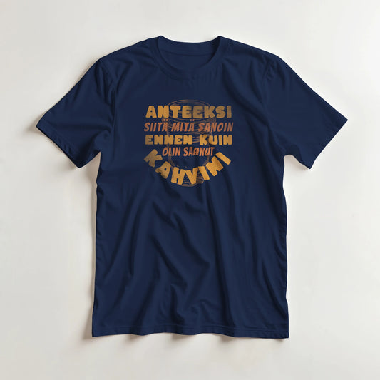 Anteeksi siitä mitä sanoin - 3XL - 5XL T-paita – tuotekuva