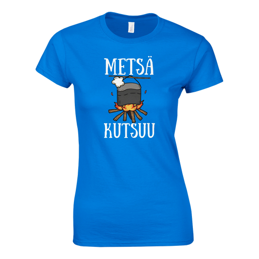 Metsä kutsuu (pakki edition) - Naisten T-paita – tuotekuva