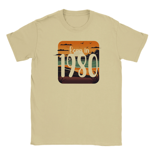 Born in 1980 – Miesten t - paita - Mun Paita