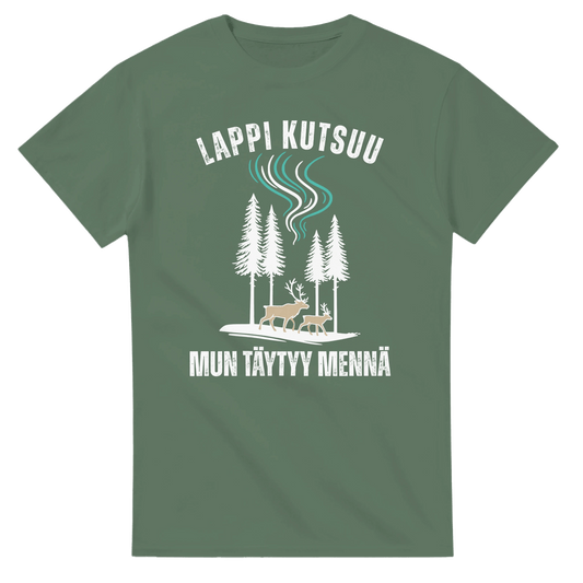 Lappi Kutsuu, Mun Täytyy Mennä - 3XL - 5XL T - paita - Mun Paita