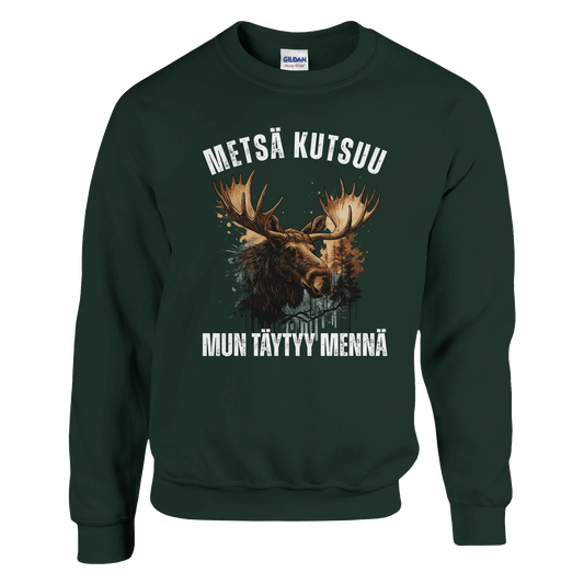 Metsä Kutsuu, Mun Täytyy Mennä - Hirvi - Collegepaita - Mun Paita
