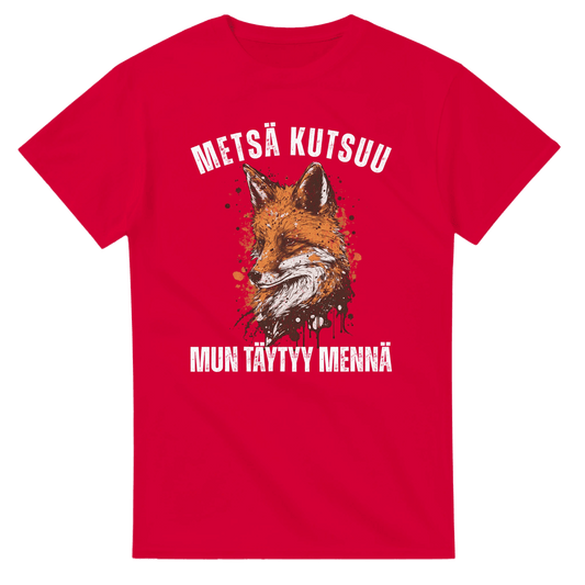 Metsä Kutsuu, Mun Täytyy Mennä - Kettu - 3XL - 5XL T - paita - Mun Paita