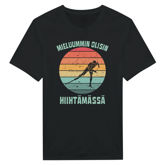 Mieluummin Olisin Hiihtämässä (V) - Miesten T - paita - Mun Paita