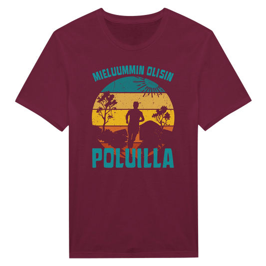 Mieluummin Olisin Poluilla - Miesten T - paita - Mun Paita