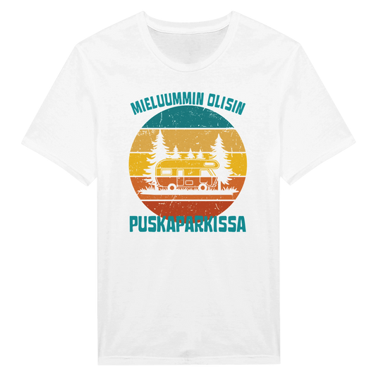 Mieluummin Olisin Puskaparkissa - Miesten T - paita - Mun Paita