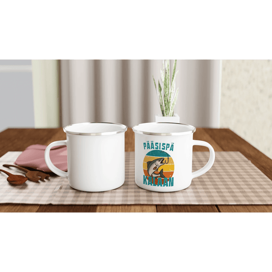 Pääsispä Kalaan | Siika - Emalimuki 3,5dl - Mun Paita