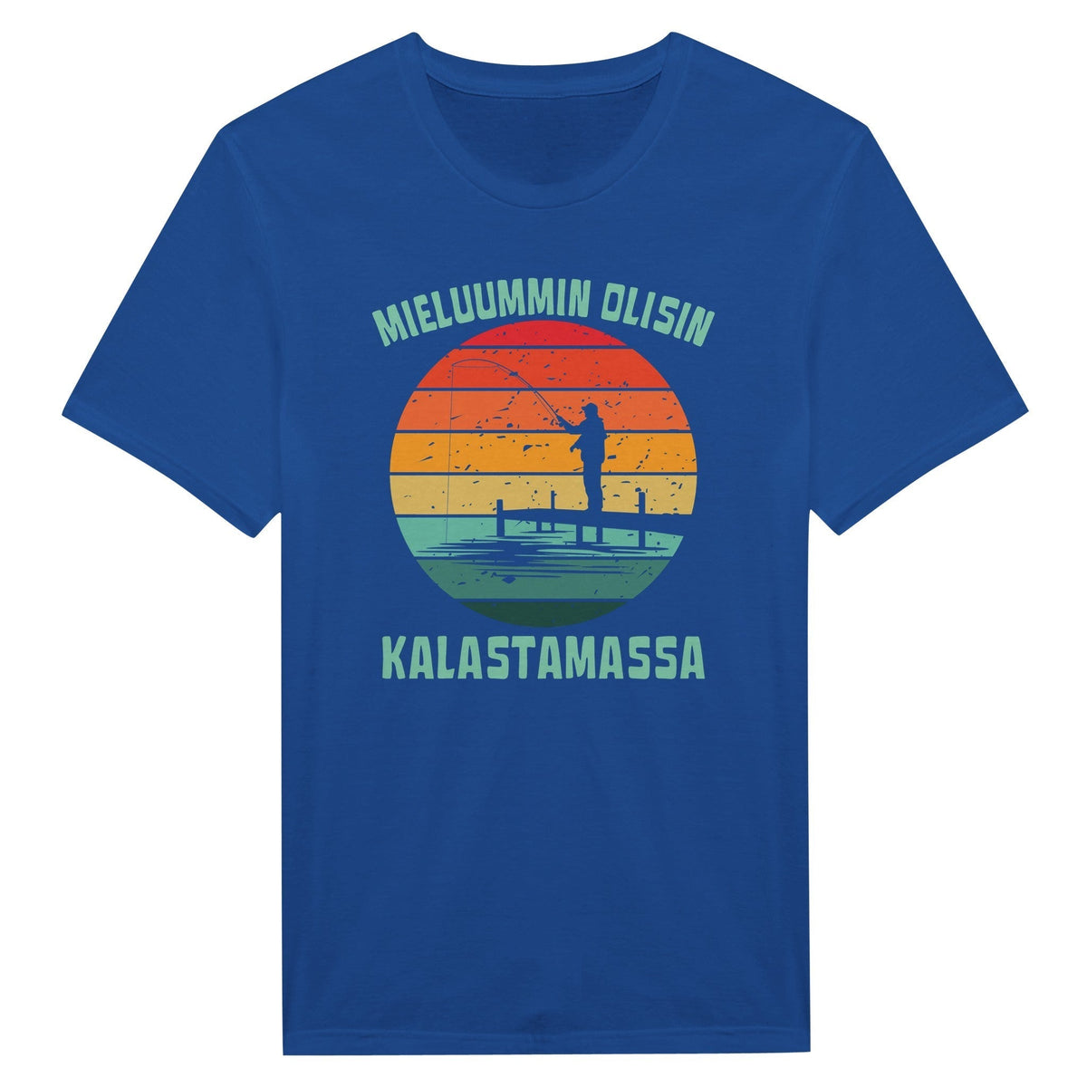 Kalastusaiheiset miesten t-paidat – Hauskat paidat kalamiehille - Mun Paita