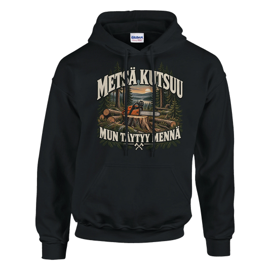 Metsä kutsuu Sahuria - Huppari – tuotekuva
