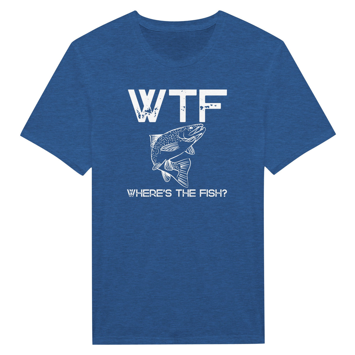WTF - Where's The Fish? - Miesten T-paita – tuotekuva