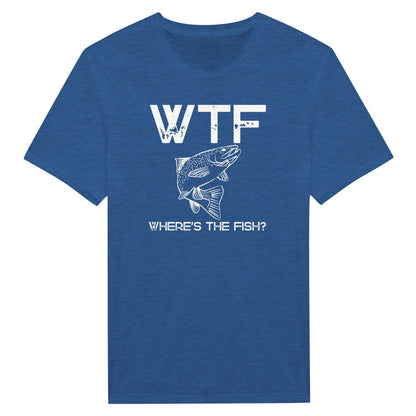 WTF - Where's The Fish? - Miesten T-paita – tuotekuva