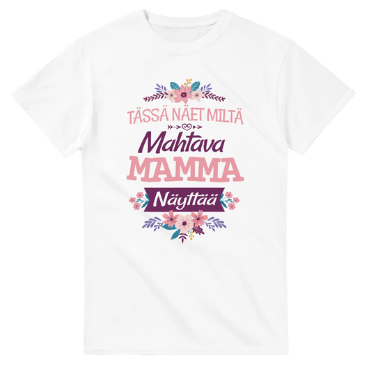 Mahtava Mamma - 3XL - 5XL T-paita – tuotekuva