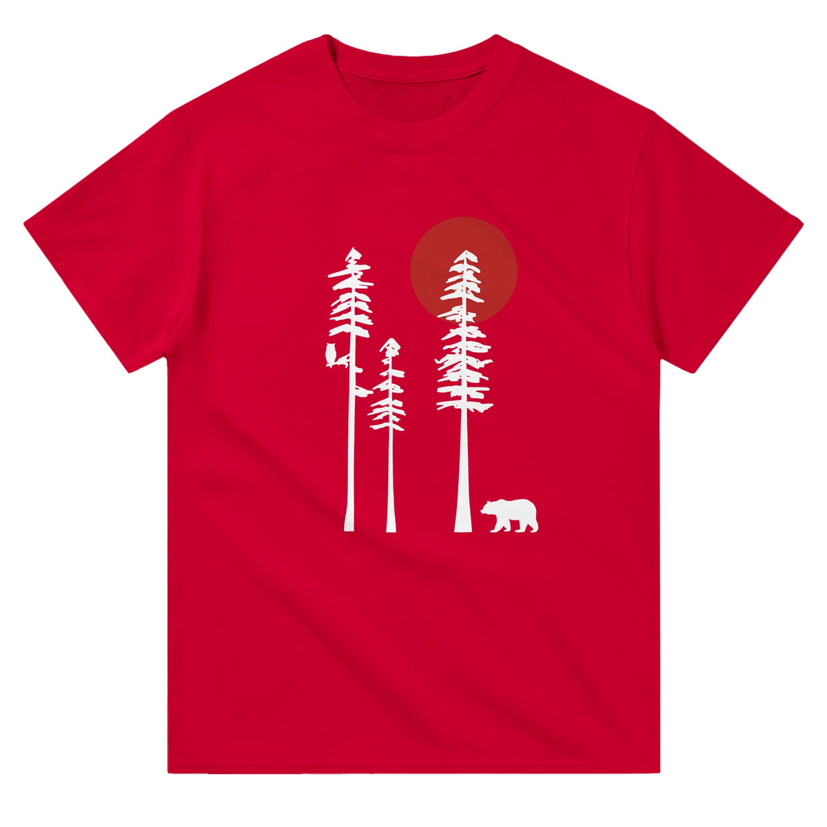 Karhu Ja Pöllö - 3XL - 5XL T-paita – tuotekuva