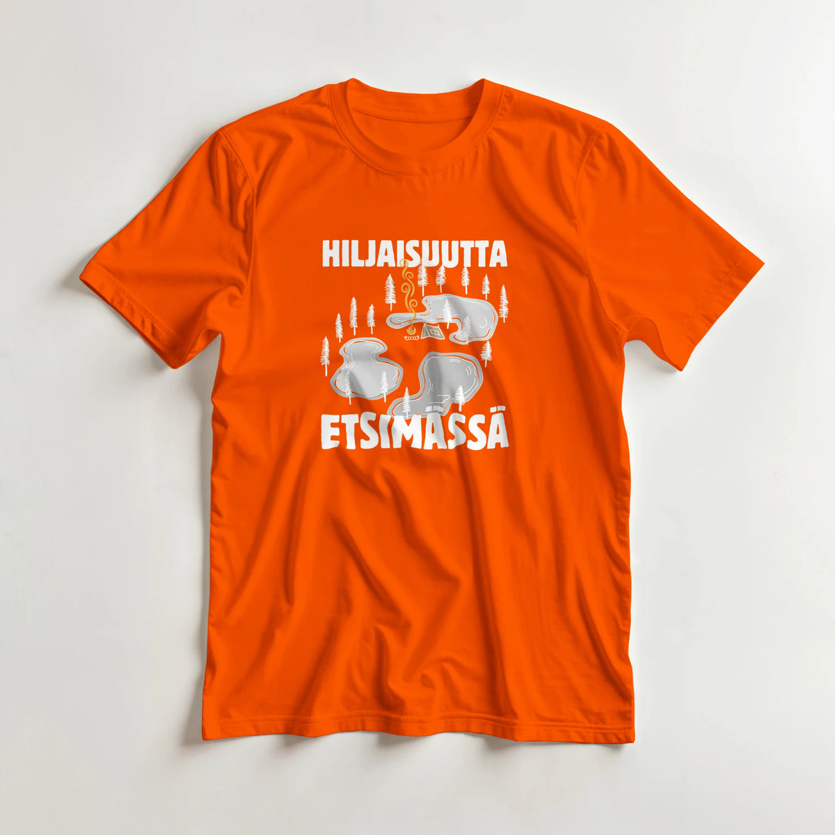 Hiljaisuutta etsimässä - 3XL - 5XL T-paita – tuotekuva