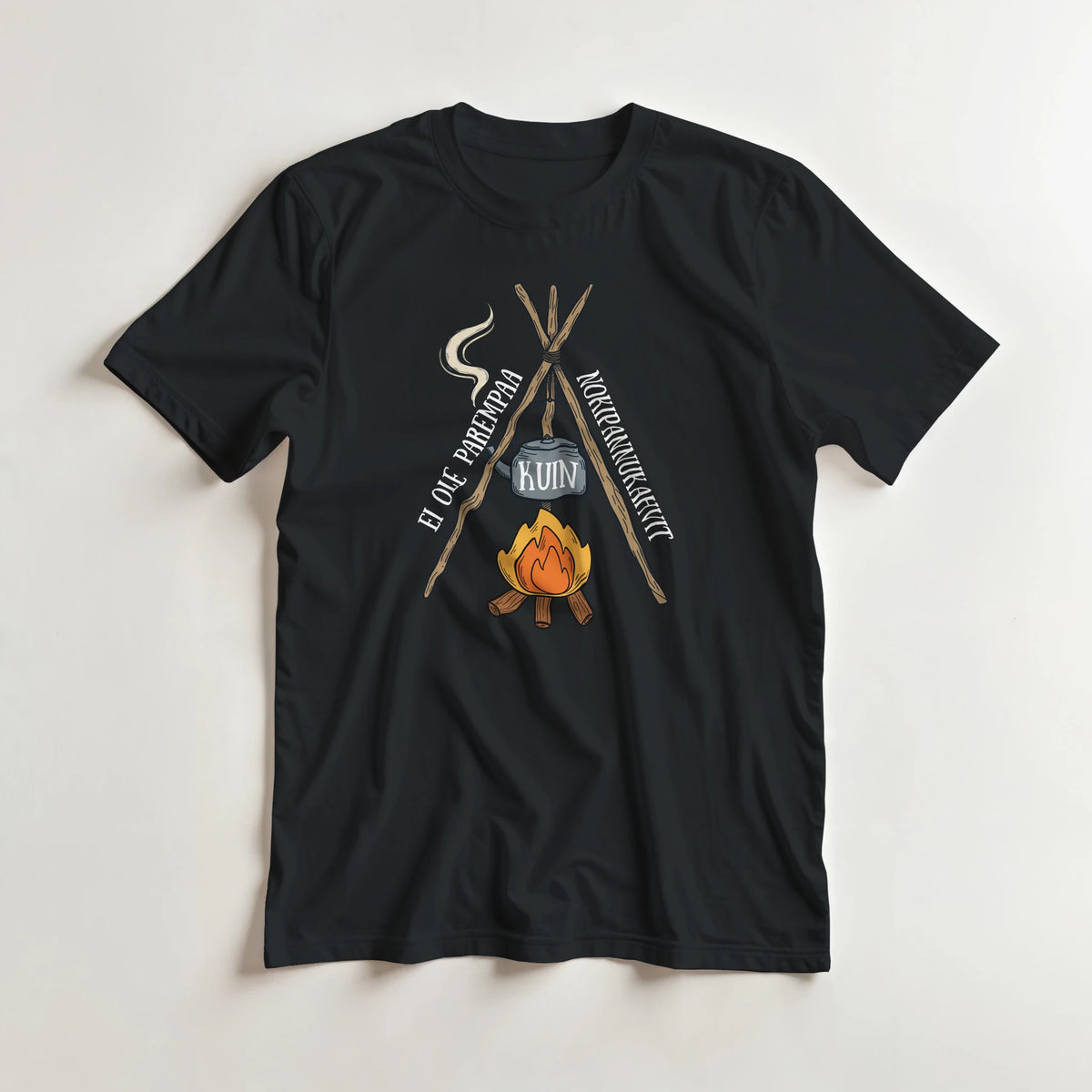 Nokipannukahvit - 3XL - 5XL T-paita – tuotekuva