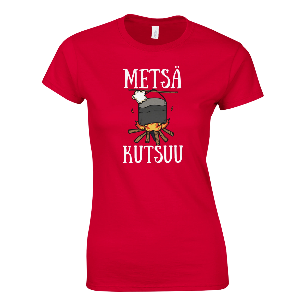 Metsä kutsuu (pakki edition) - Naisten T-paita – tuotekuva