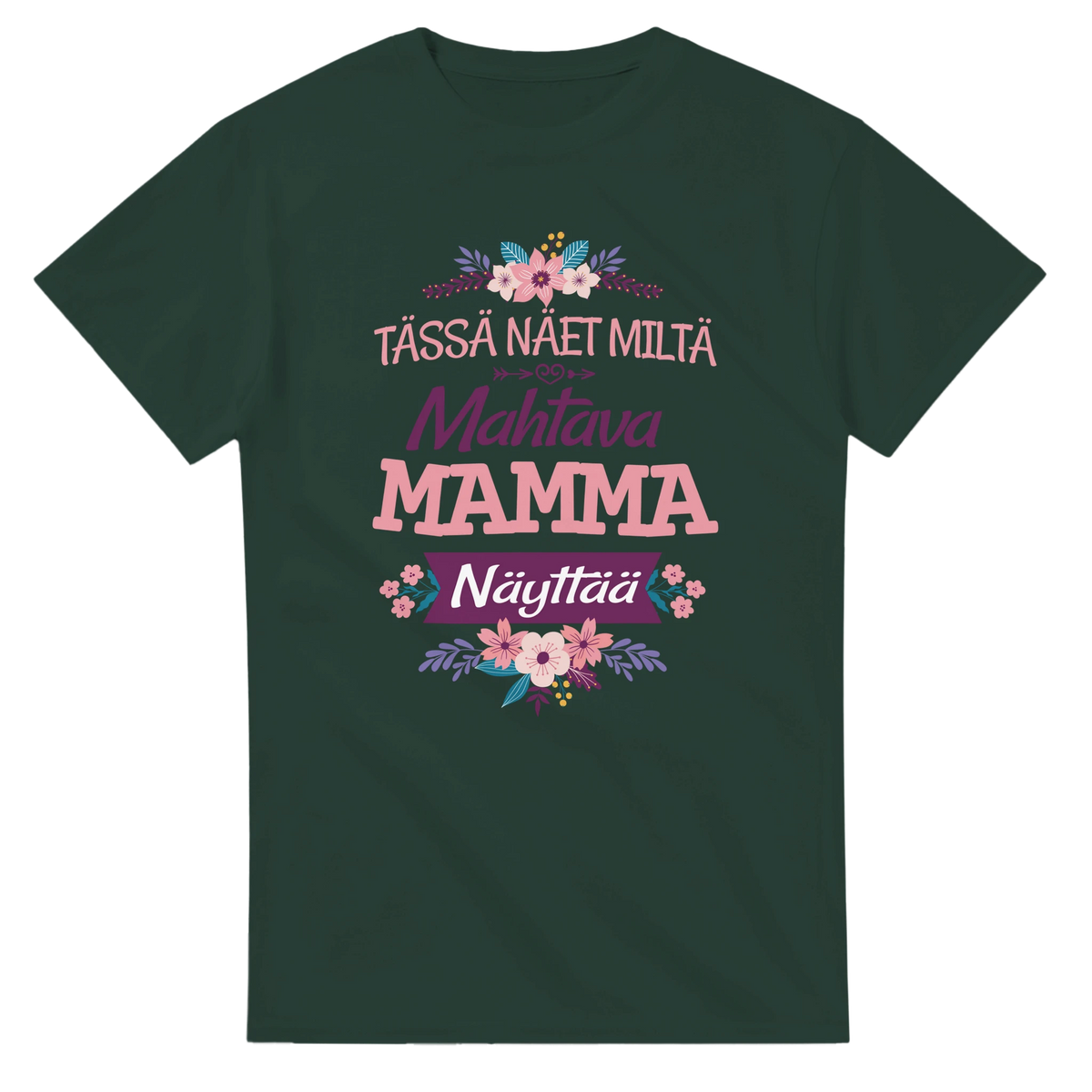 Mahtava Mamma - 3XL - 5XL T-paita – tuotekuva