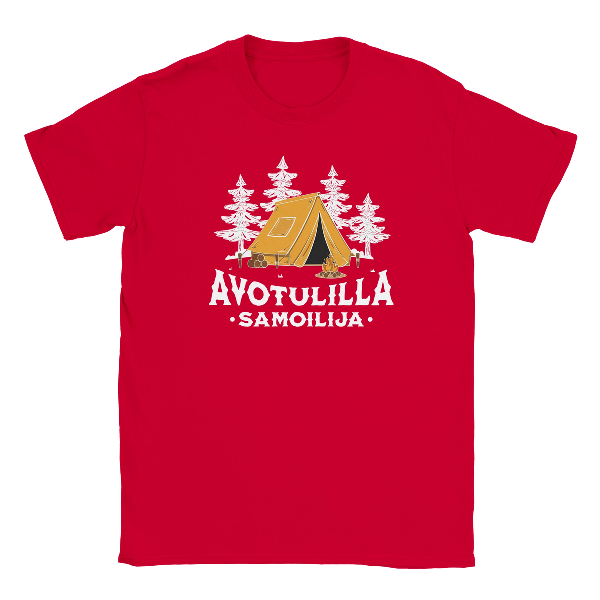 Avotulilla - Miesten t-paita – tuotekuva