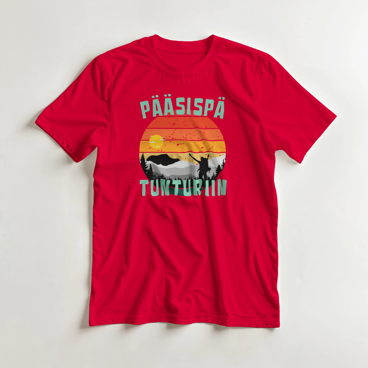 Pääsispä Tunturiin - 3XL - 5XL T-paita – tuotekuva