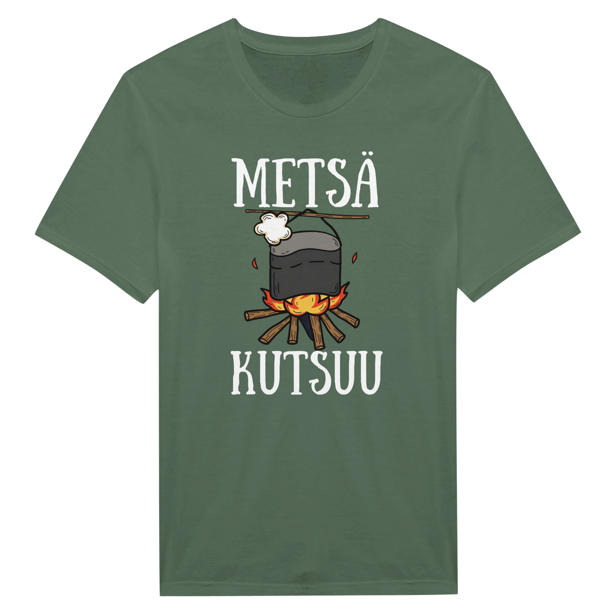 Metsä kutsuu (pakki edition) - Miesten T-paita – tuotekuva