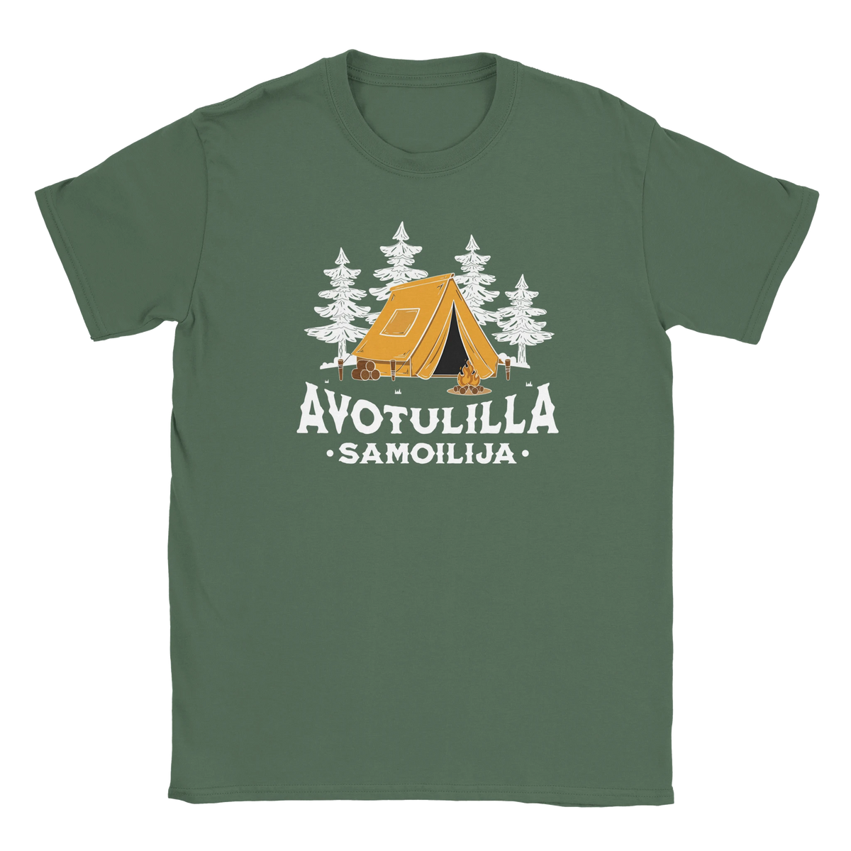 Avotulilla - Miesten t-paita – tuotekuva