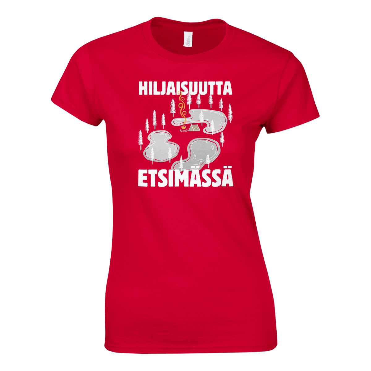 Hiljaisuutta etsimässä - Naisten T-paita – tuotekuva