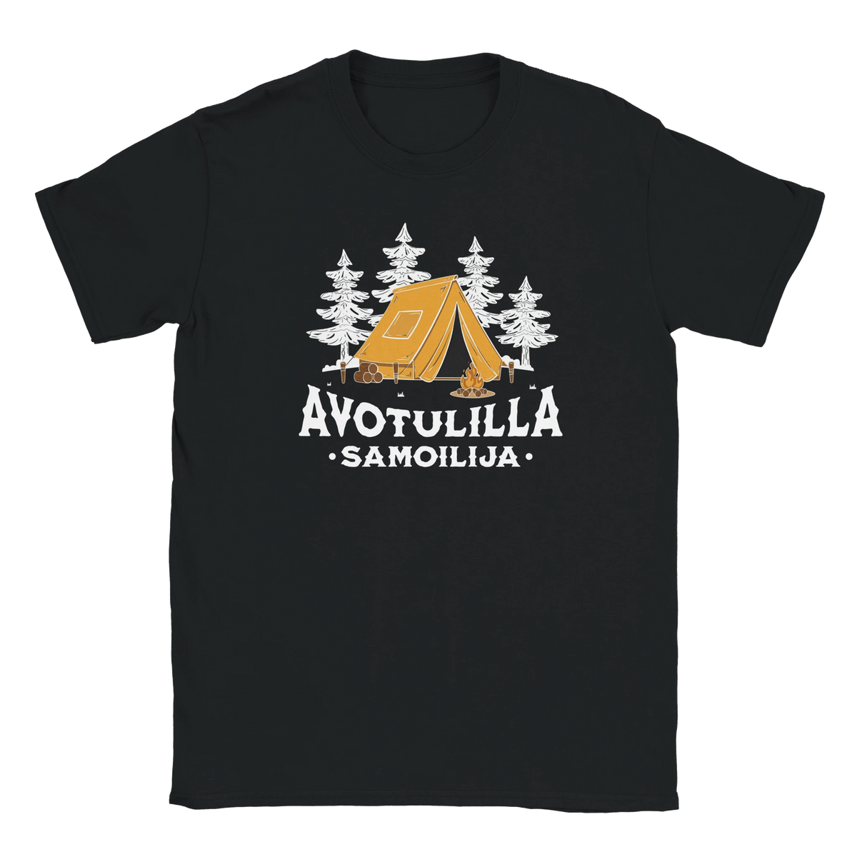 Avotulilla - Miesten t-paita – tuotekuva
