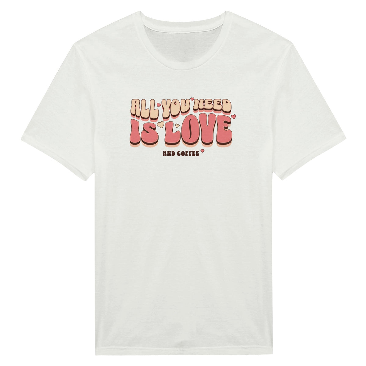 All You Need Is Love (and coffee - Miesten T - paita - Mun Paita