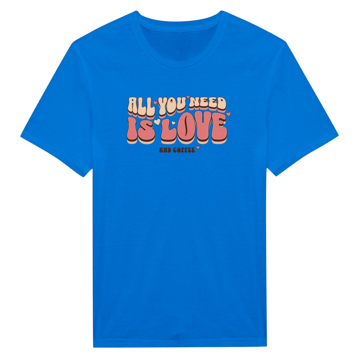 All You Need Is Love (and coffee - Miesten T - paita - Mun Paita