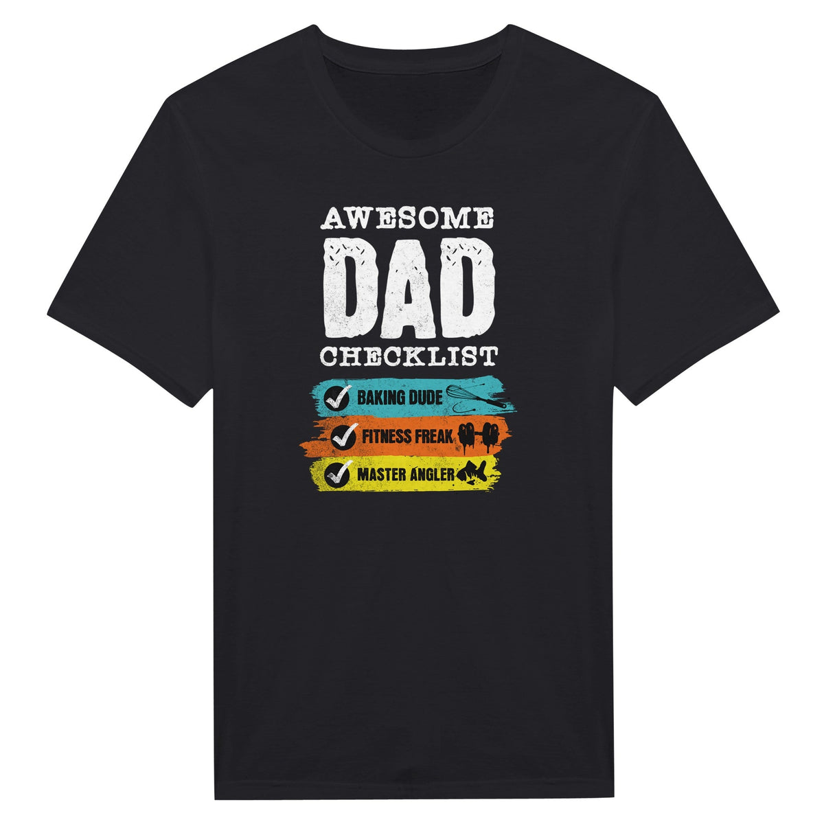 Awesome Dad Checklist - Miesten T - paita - Mun Paita
