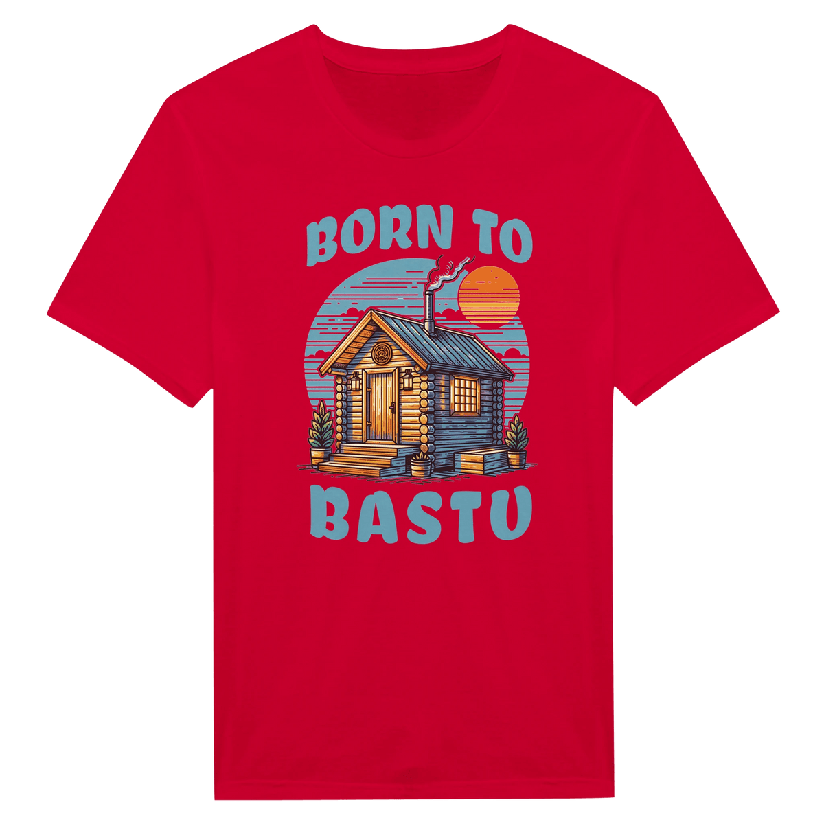 Born To Bastu - Miesten T - paita - Mun Paita