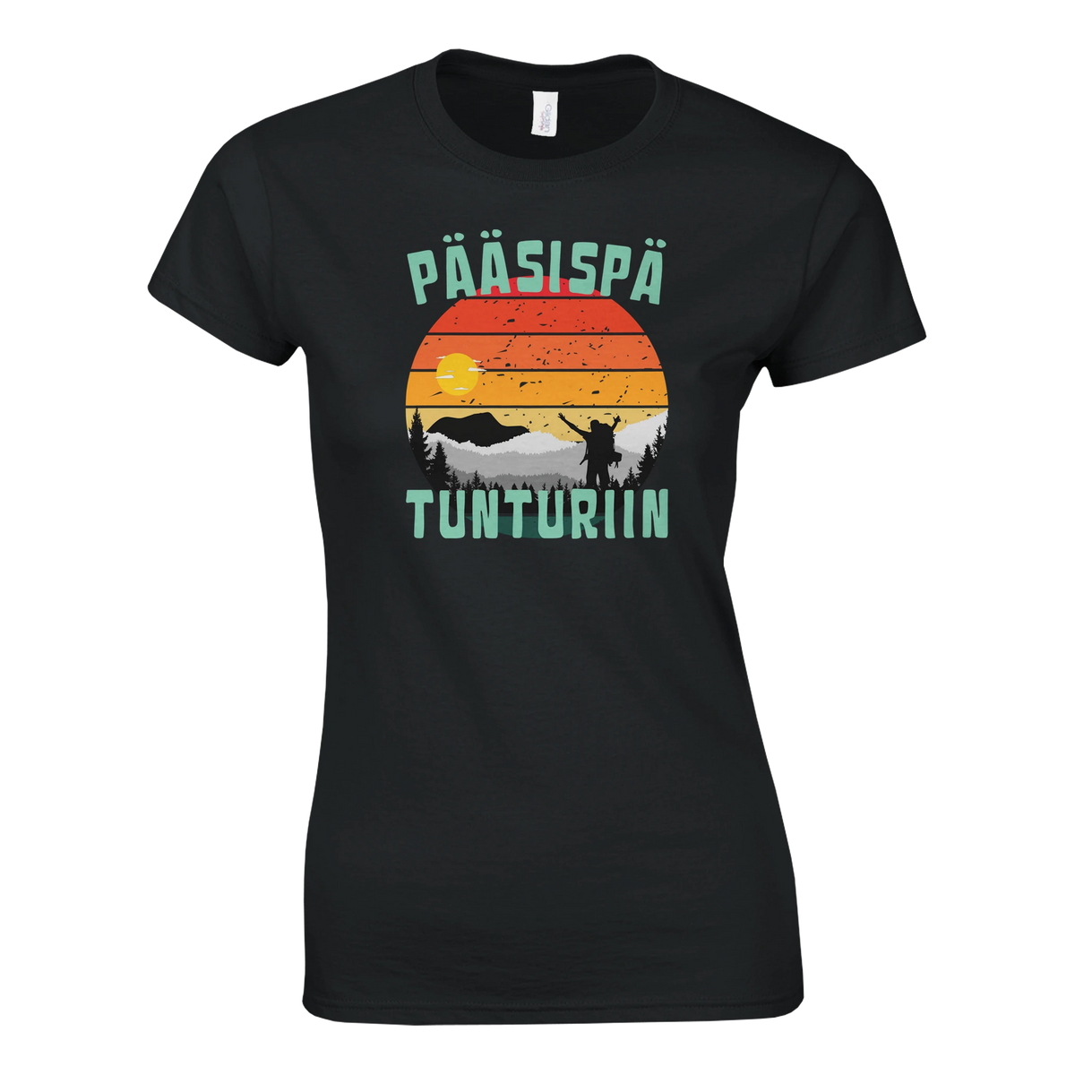 Pääsispä Tunturiin - Naisten t-paita – tuotekuva