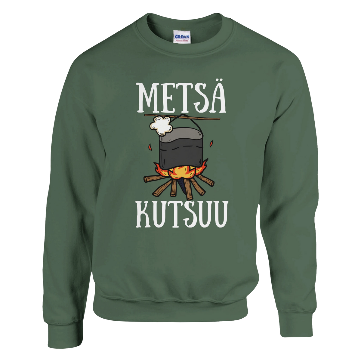 Metsä kutsuu (pakki edition) - Collegepaita – tuotekuva