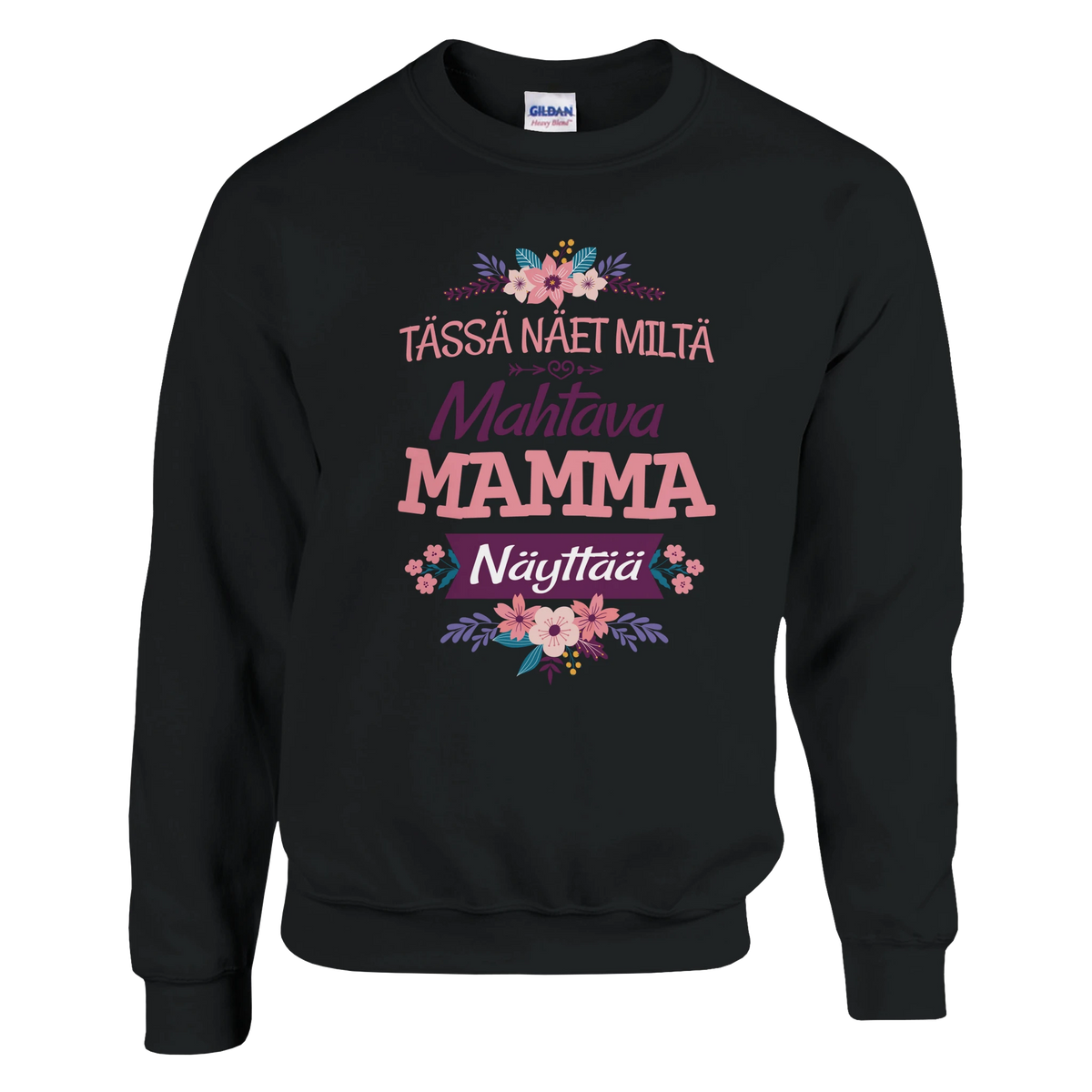 Mahtava Mamma - Collegepaita – tuotekuva