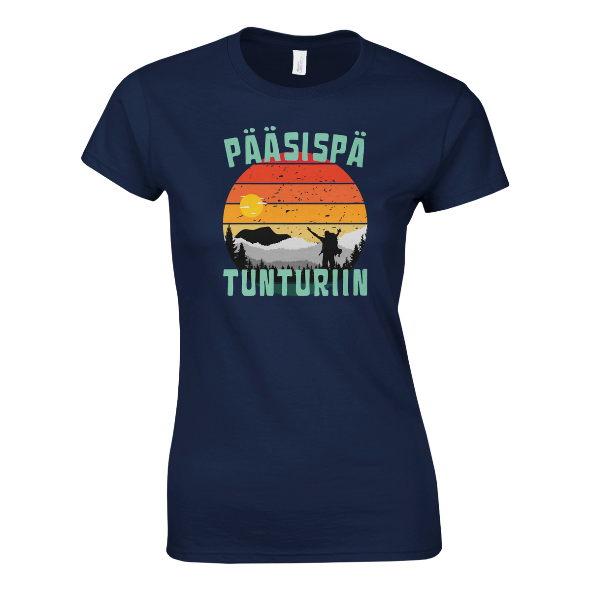 Pääsispä Tunturiin - Naisten t-paita – tuotekuva
