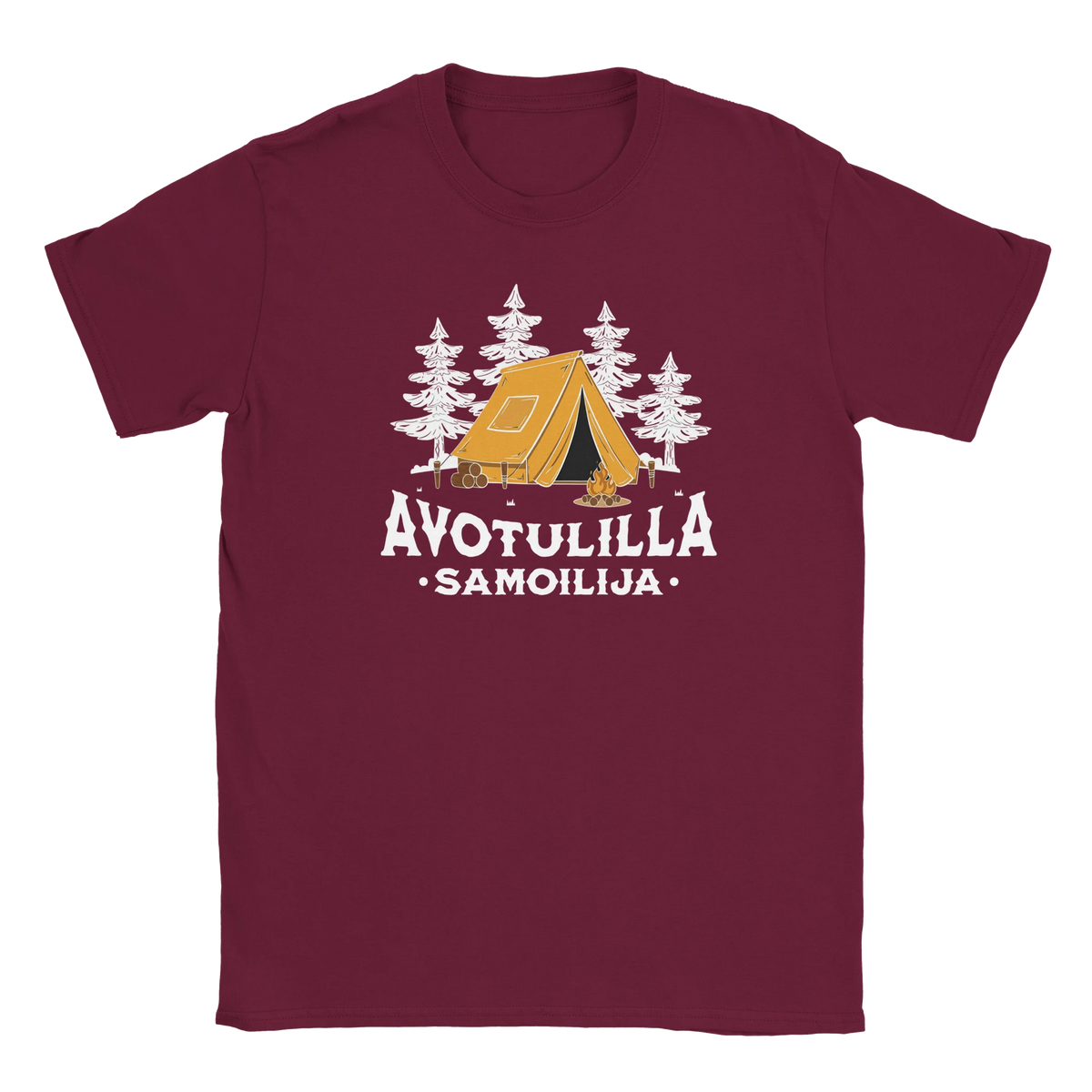 Avotulilla - Miesten t-paita – tuotekuva