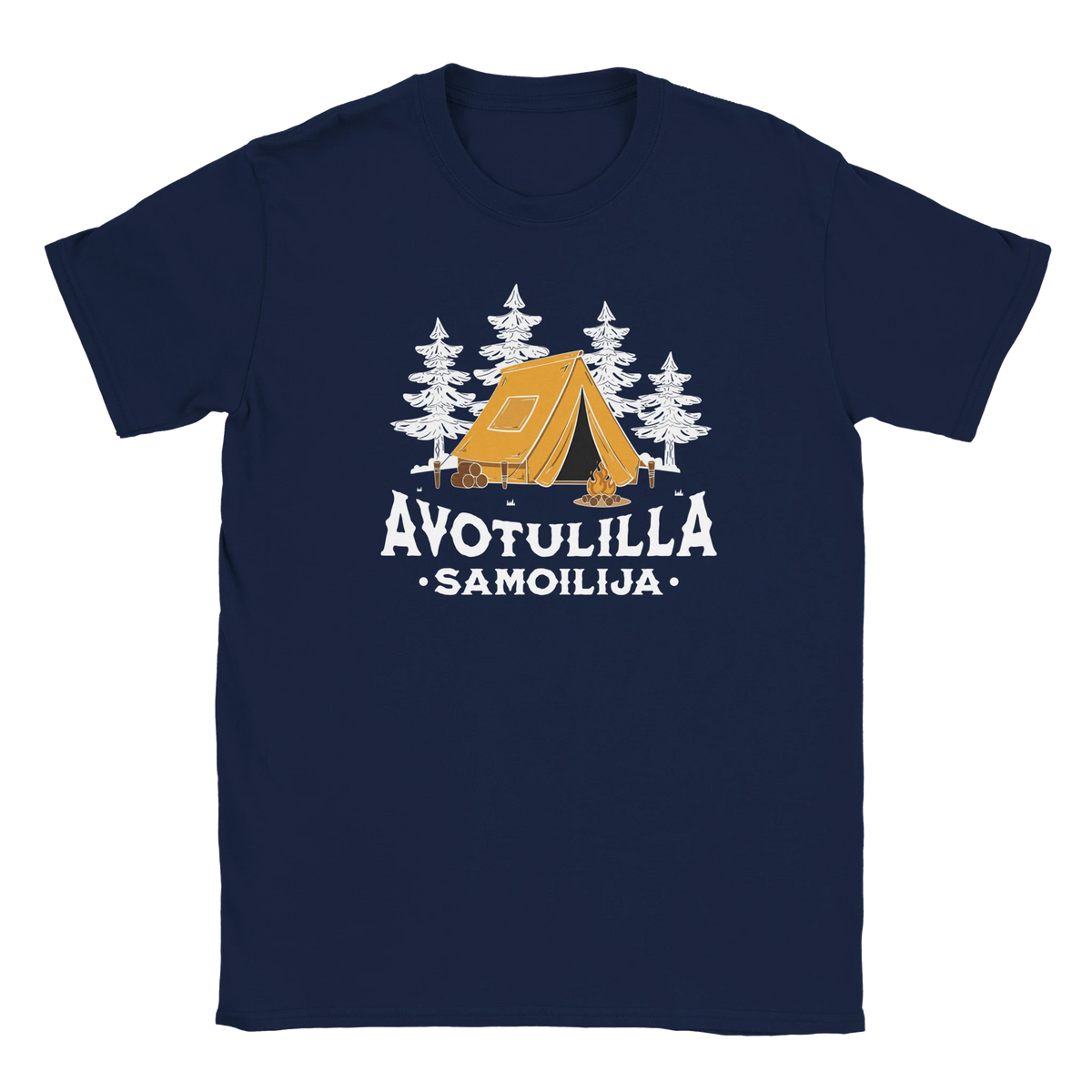 Avotulilla - Miesten t-paita – tuotekuva