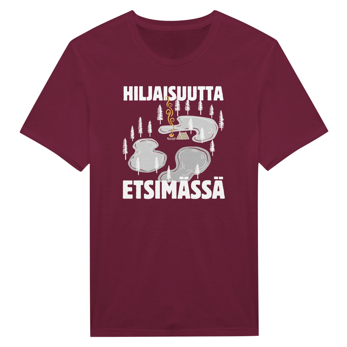 Hiljaisuutta etsimässä - Miesten T-paita – tuotekuva
