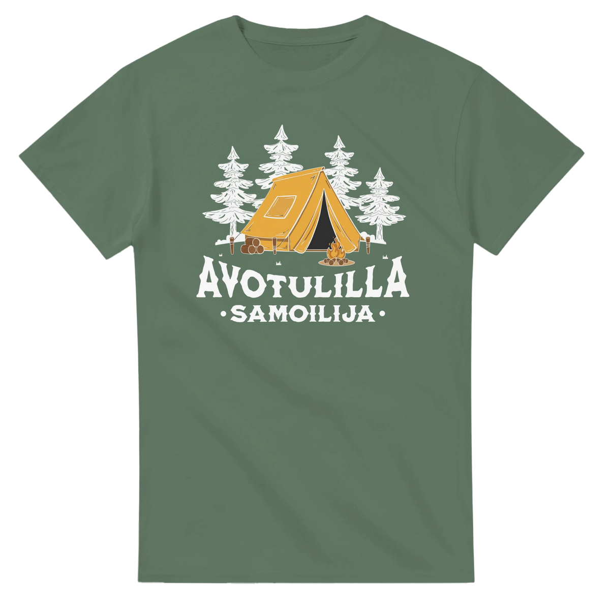 Avotulilla - 3XL - 5XL T-paita – tuotekuva