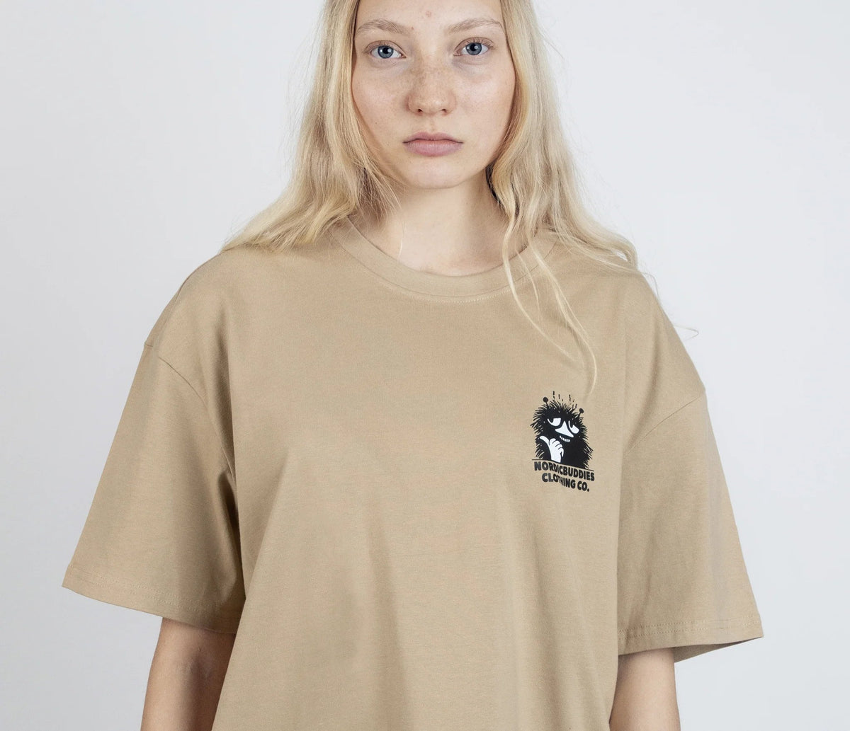 Haisuli suunnittelee T - paita Unisex - Beige - Mun Paita
