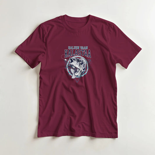 Haluun Vaan Kalastaa - 3XL - 5XL T - paita - Mun Paita