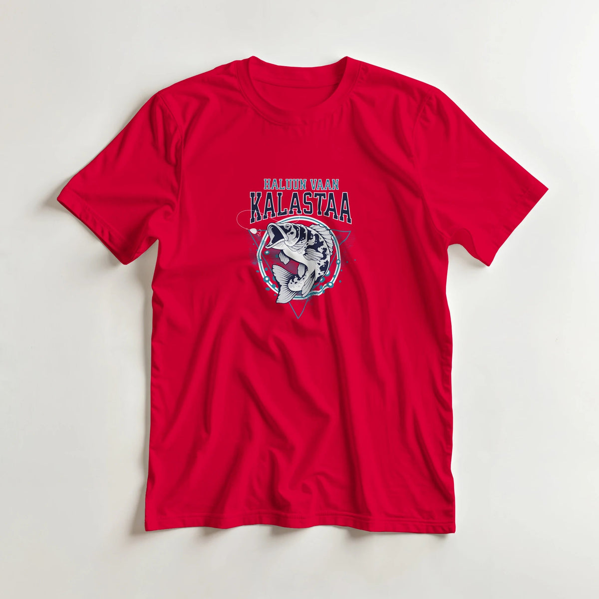 Haluun Vaan Kalastaa - 3XL - 5XL T - paita - Mun Paita