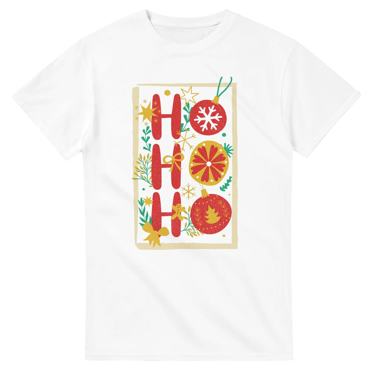 HO HO HO - Jouluinen T - paita - 3XL - 5XL - Mun Paita