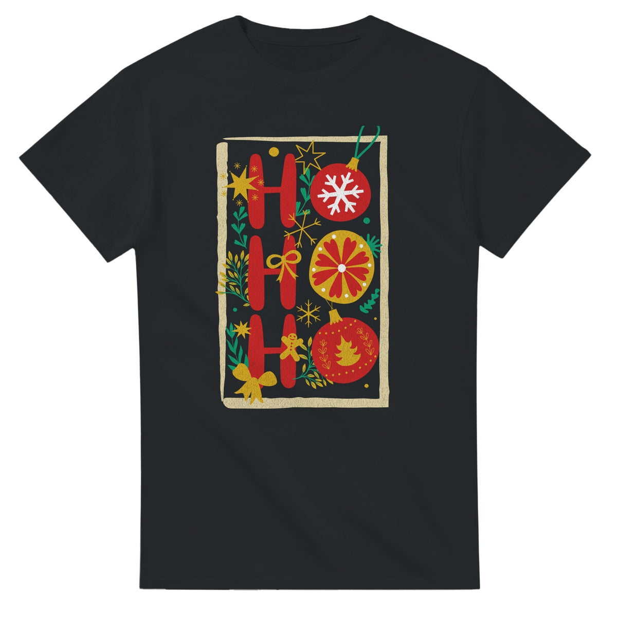 HO HO HO - Jouluinen T - paita - 3XL - 5XL - Mun Paita