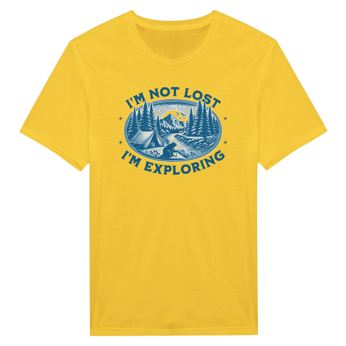 I'm Not Lost, I'm Exploring - Miesten T - paita - Mun Paita