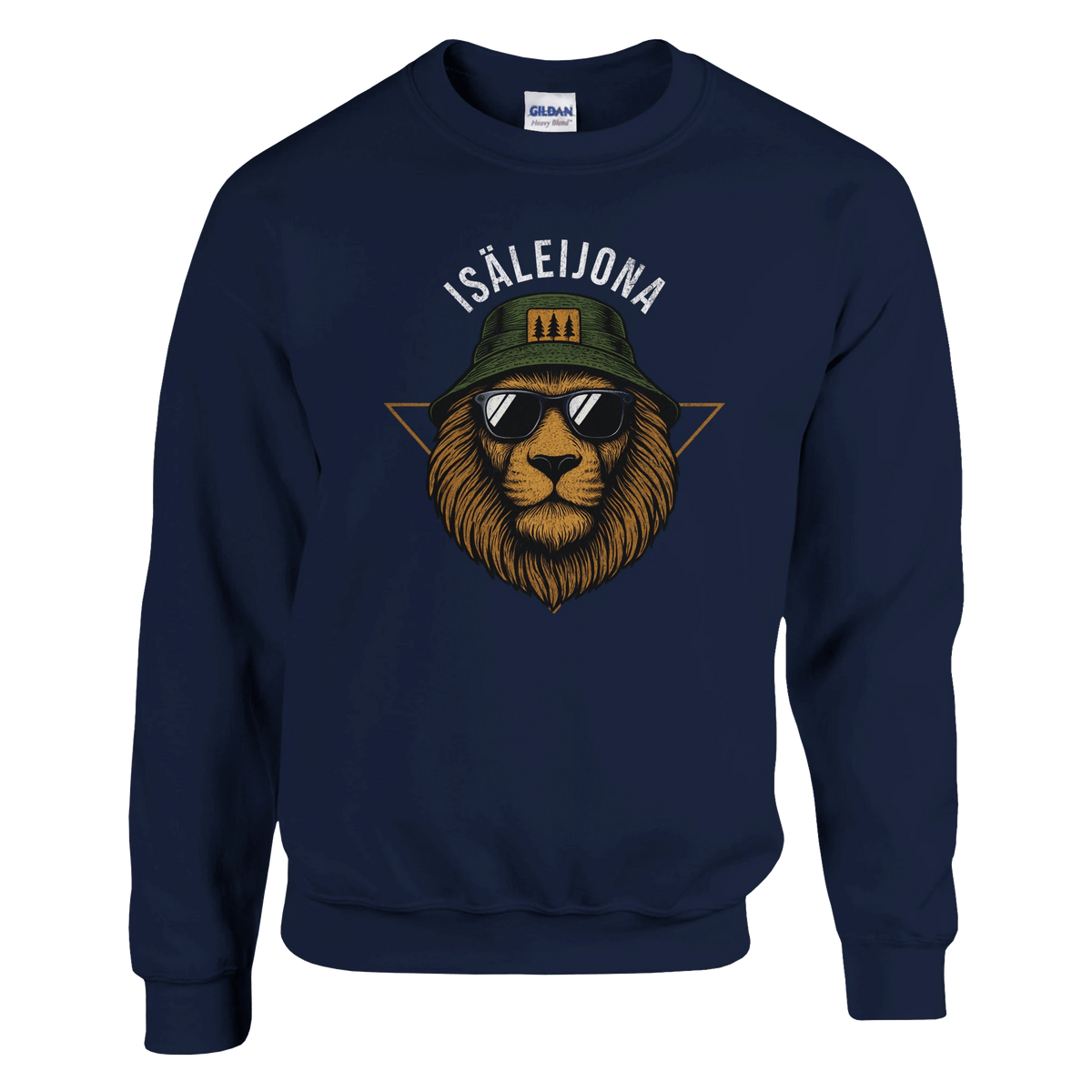 Isäleijona - Collegepaita - Mun Paita