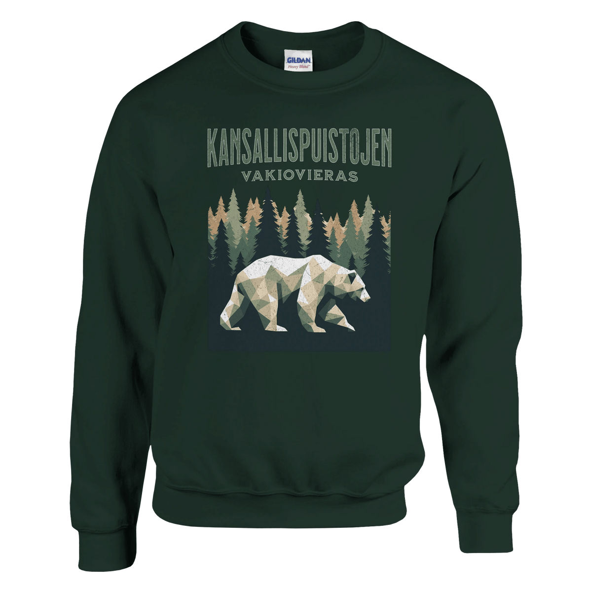 Kansallispuistojen Vakiovieras - Collegepaita - Mun Paita