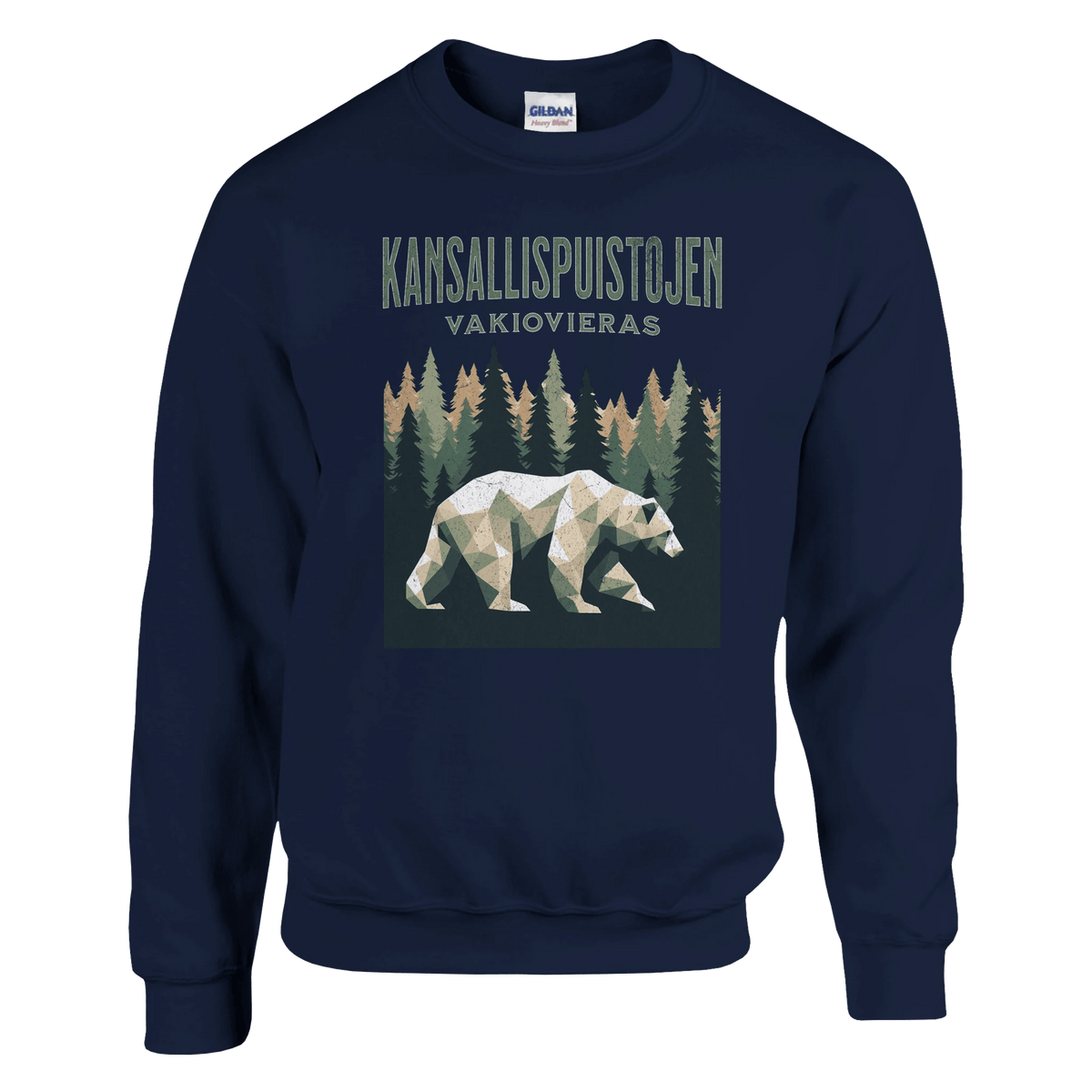 Kansallispuistojen Vakiovieras - Collegepaita - Mun Paita