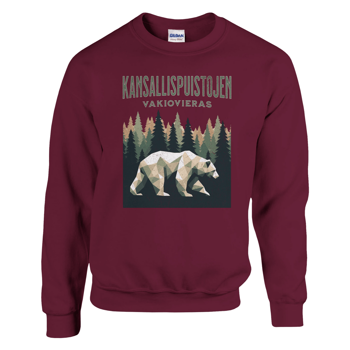 Kansallispuistojen Vakiovieras - Collegepaita - Mun Paita