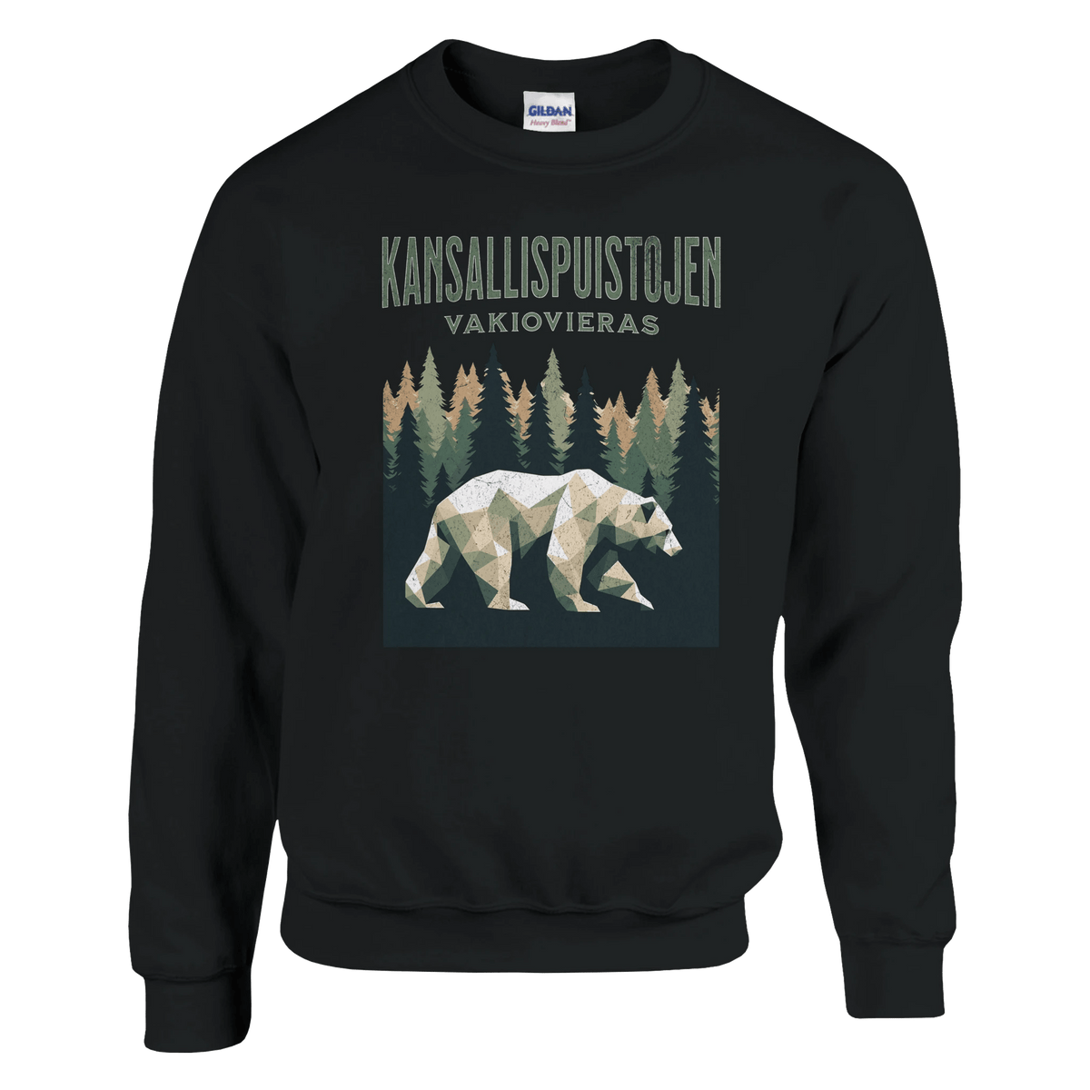 Kansallispuistojen Vakiovieras - Collegepaita - Mun Paita