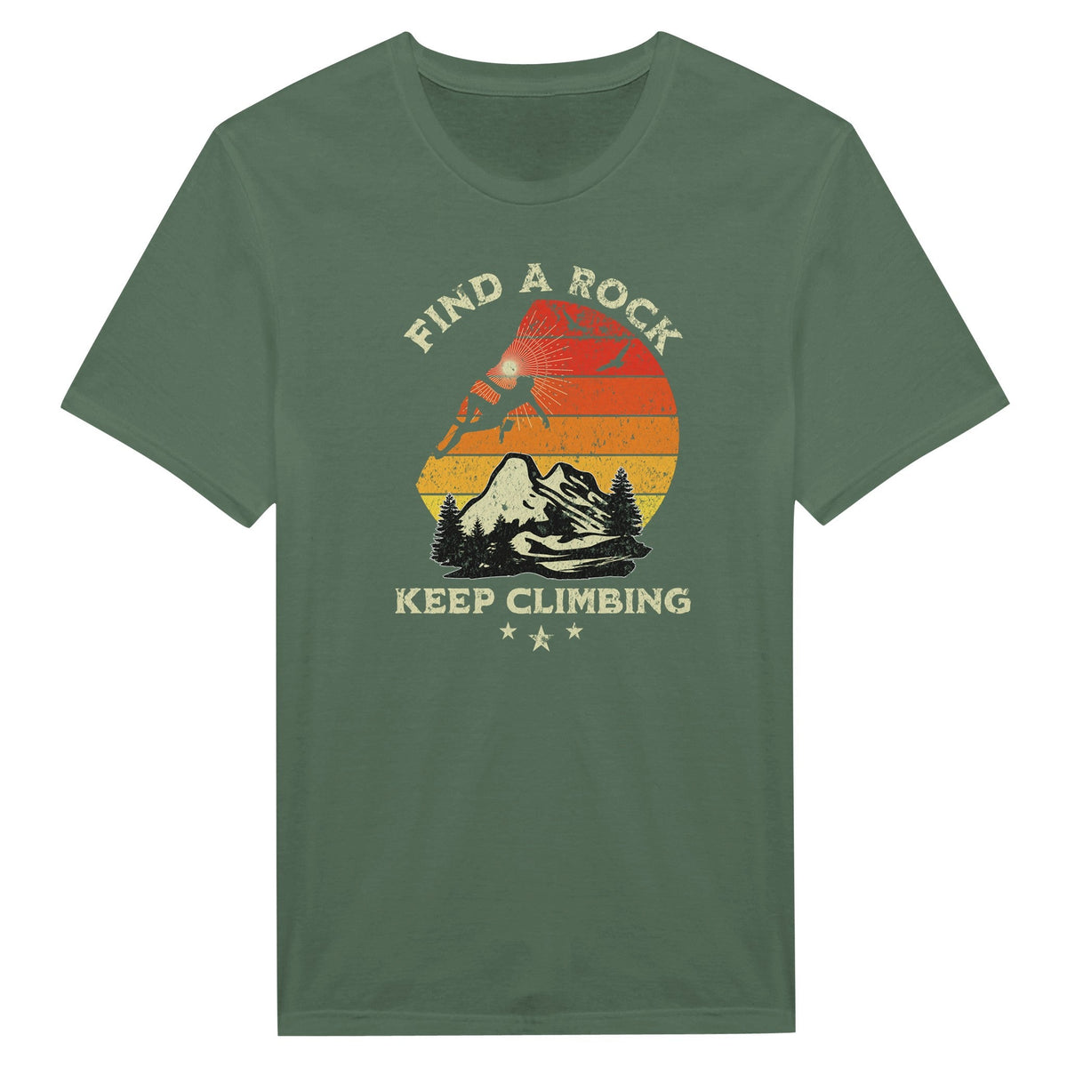 Keep Climbing - Miesten T - paita - Mun Paita